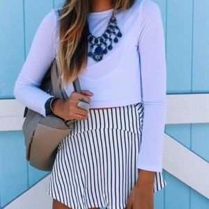 LF striped skort